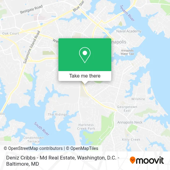 Deniz Cribbs - Md Real Estate map