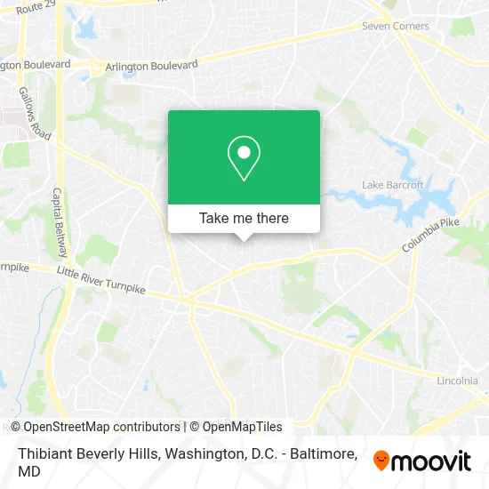 Thibiant Beverly Hills map