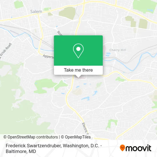 Frederick Swartzendruber map