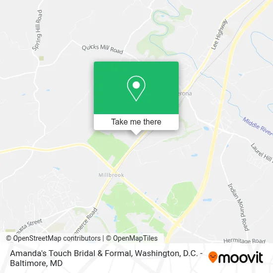 Amanda's Touch Bridal & Formal map