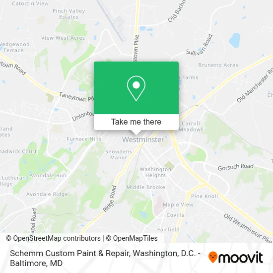 Schemm Custom Paint & Repair map