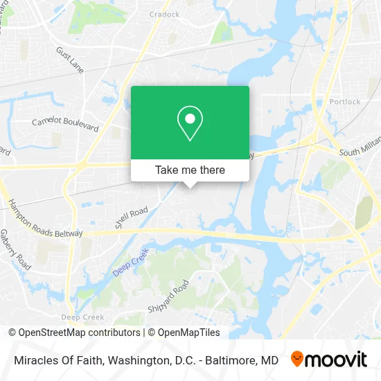 Miracles Of Faith map