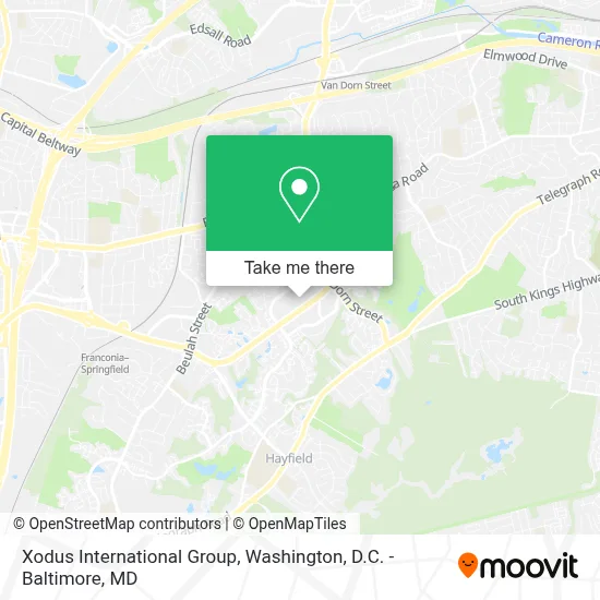 Xodus International Group map