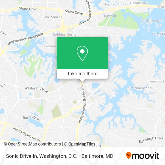 Sonic Drive-In map