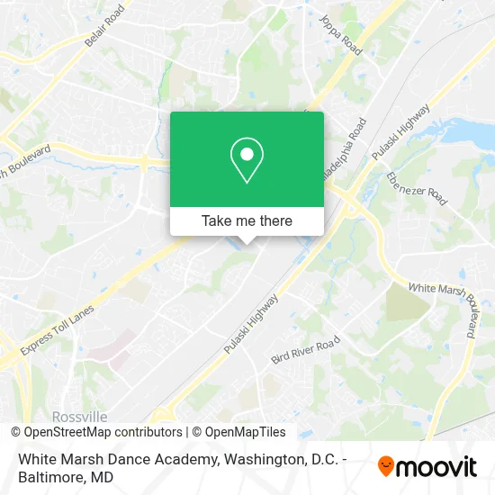 White Marsh Dance Academy map