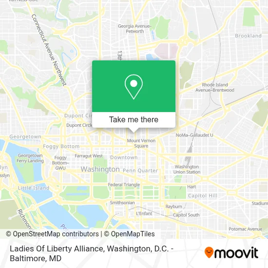 Ladies Of Liberty Alliance map