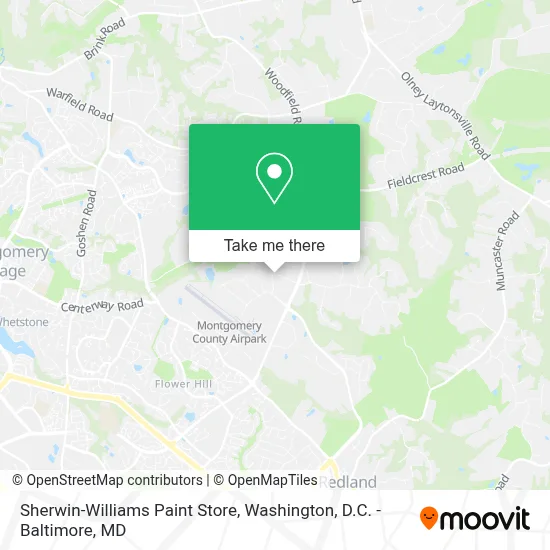 Sherwin-Williams Paint Store map