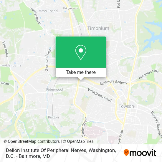 Dellon Institute Of Peripheral Nerves map