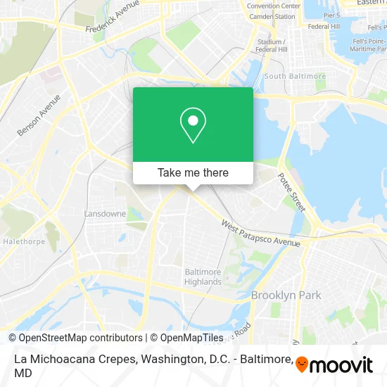 La Michoacana Crepes map