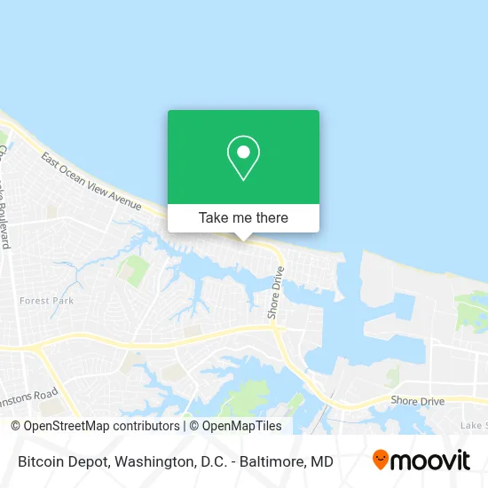 Bitcoin Depot map
