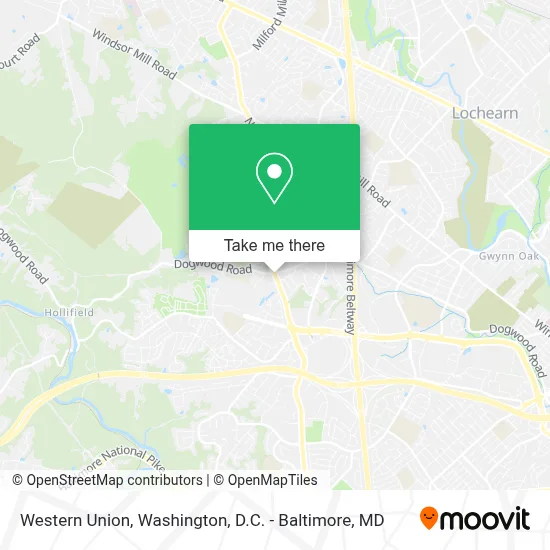 Western Union map