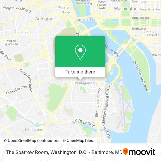 The Sparrow Room map