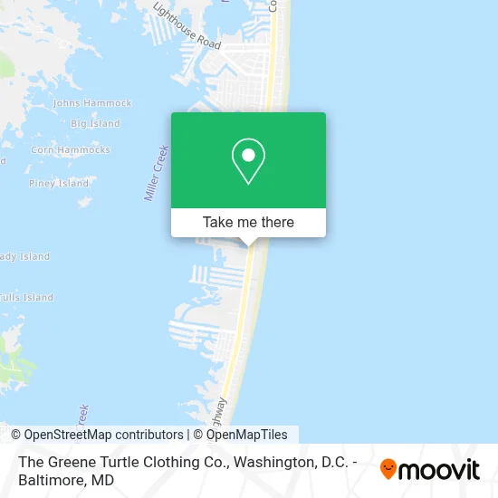The Greene Turtle Clothing Co. map