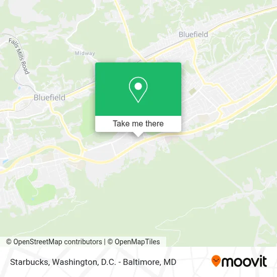 Starbucks map