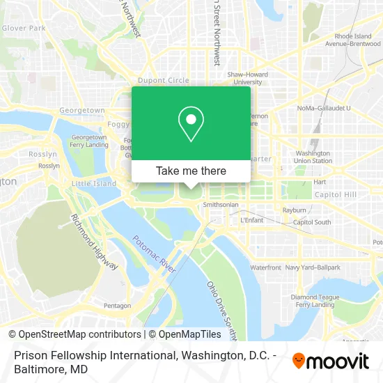 Prison Fellowship International map