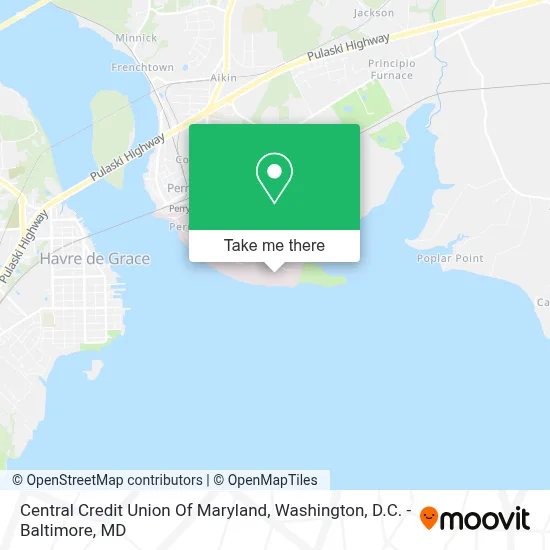 Central Credit Union Of Maryland map