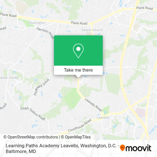 Learning Paths Academy Leavells map