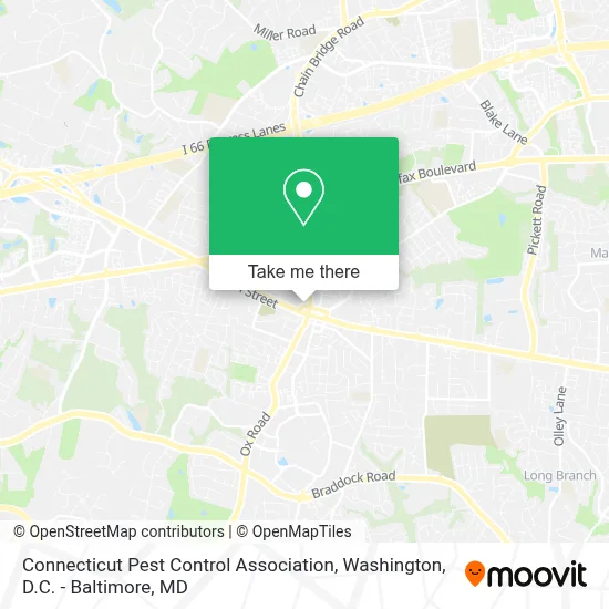 Connecticut Pest Control Association map