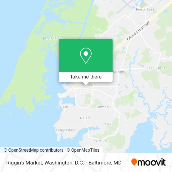Riggin's Market map