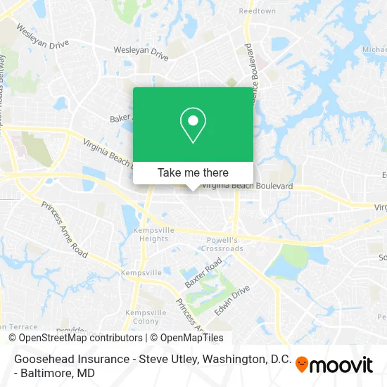 Goosehead Insurance - Steve Utley map