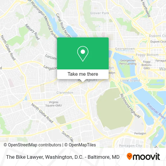 The Bike Lawyer map
