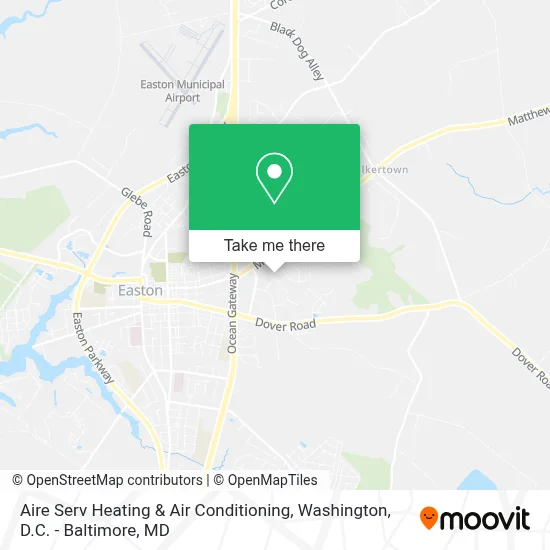 Aire Serv Heating & Air Conditioning map