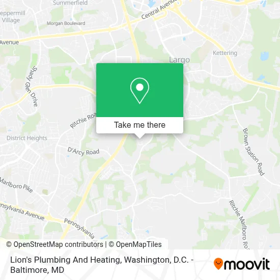 Lion's Plumbing And Heating map