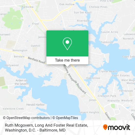 Ruth Mcgovern, Long And Foster Real Estate map