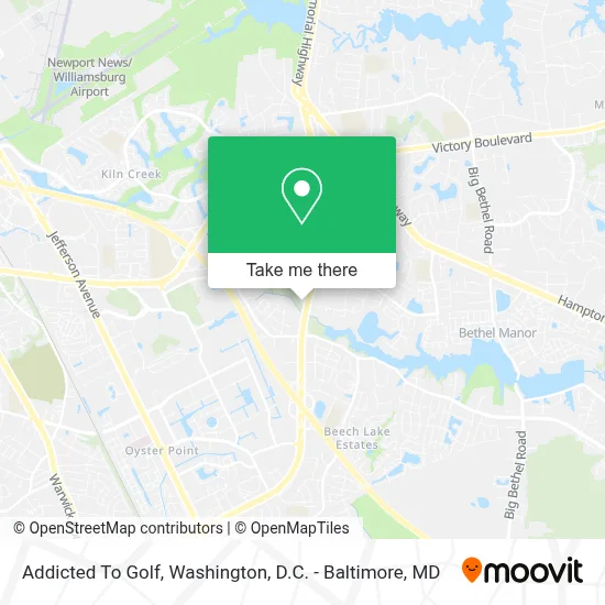 Addicted To Golf map