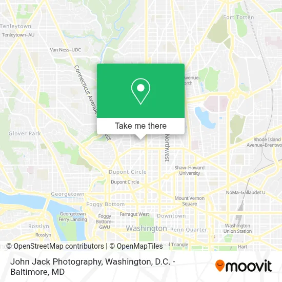 John Jack Photography map