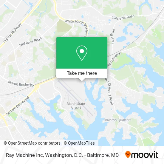 Ray Machine Inc map