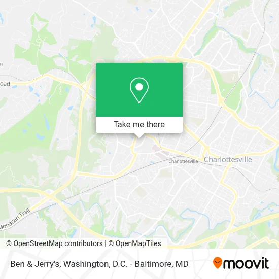 Ben & Jerry's map