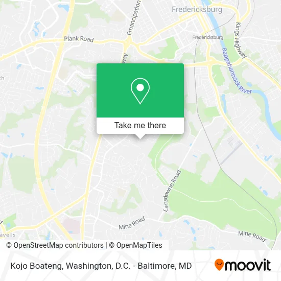 Kojo Boateng map