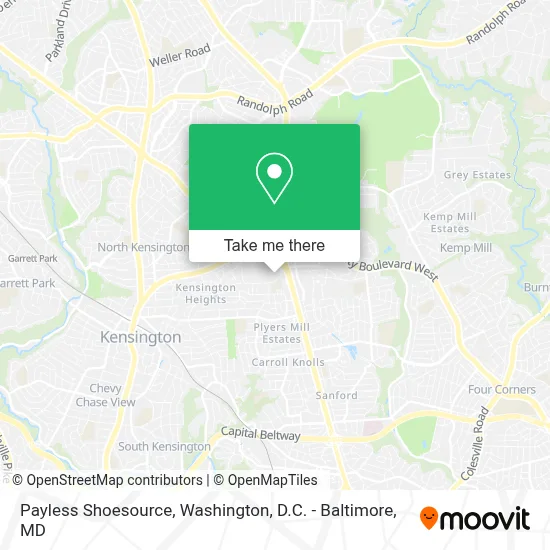 Payless Shoesource map