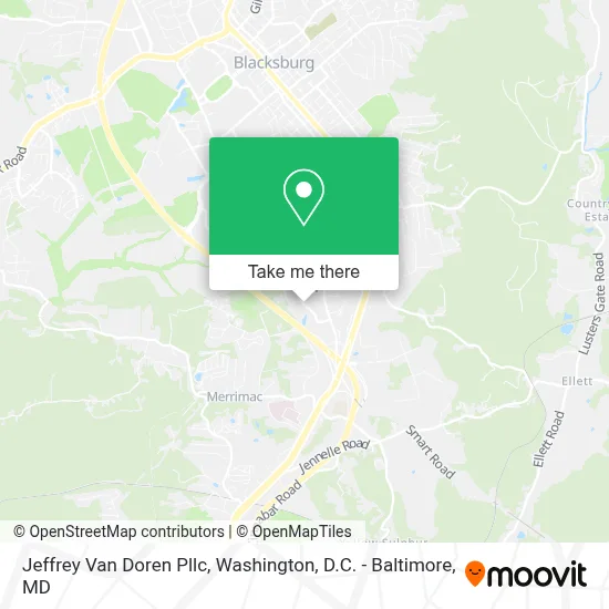 Jeffrey Van Doren Pllc map