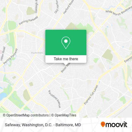 Safeway map