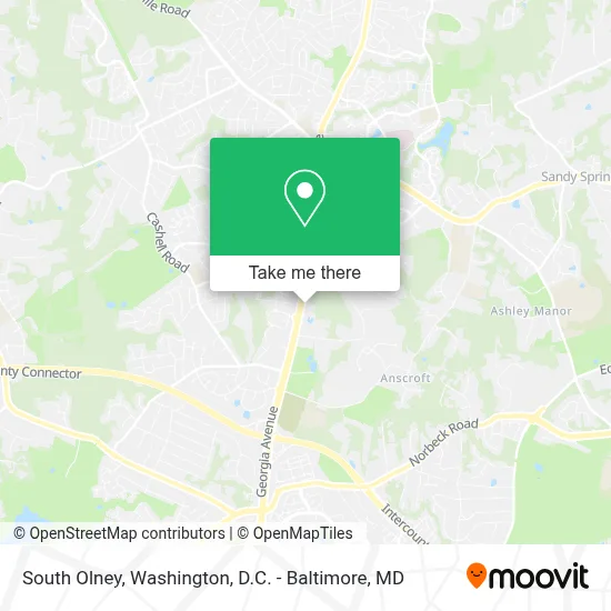 South Olney map