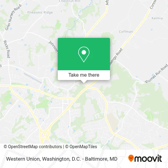 Western Union map