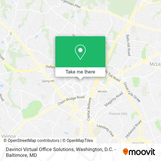 Davinci Virtual Office Solutions map
