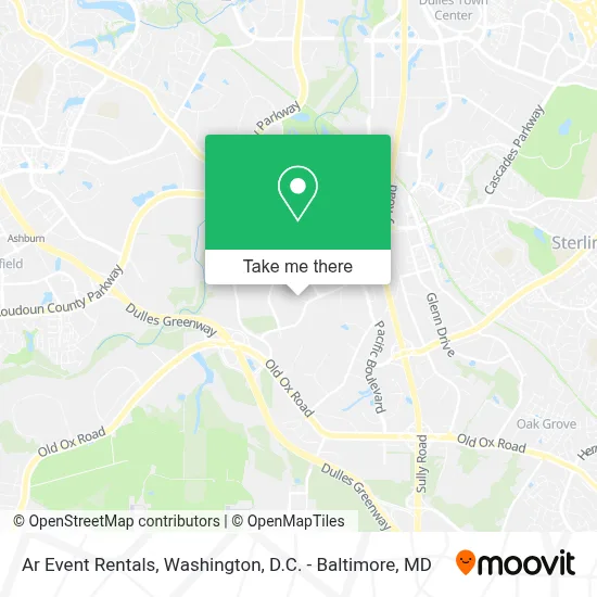 Ar Event Rentals map