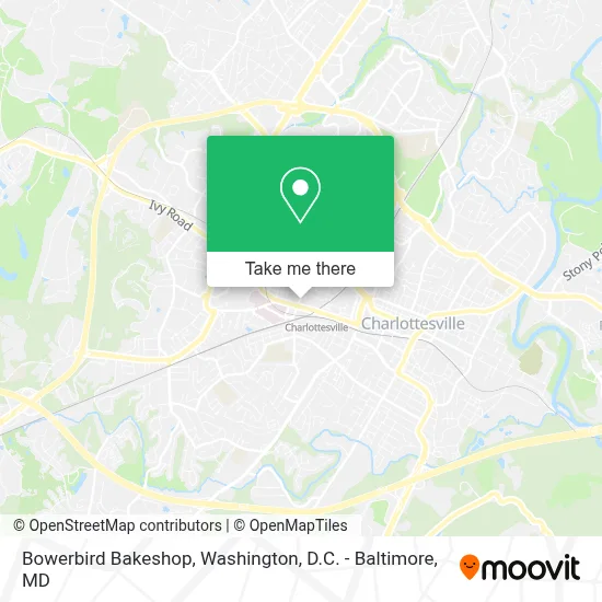 Bowerbird Bakeshop map