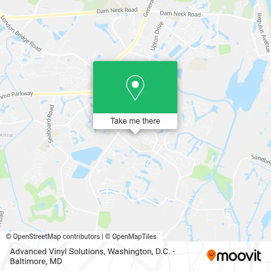 Advanced Vinyl Solutions map