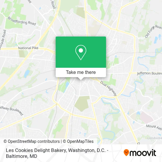Les Cookies Delight Bakery map