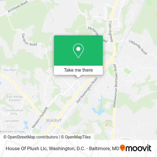 House Of Plush Llc map