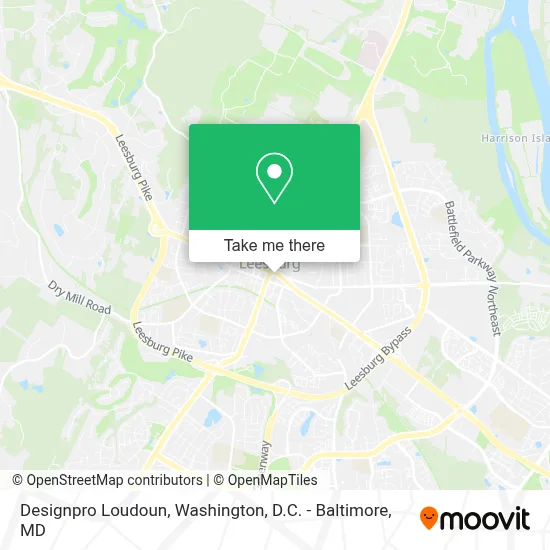 Designpro Loudoun map