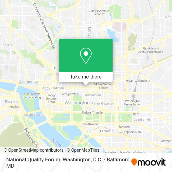 National Quality Forum map