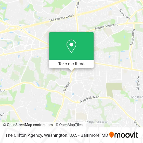 The Clifton Agency map