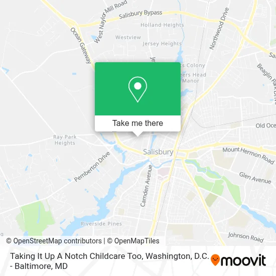 Taking It Up A Notch Childcare Too map