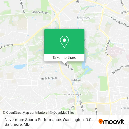 Nevermore Sports Performance map