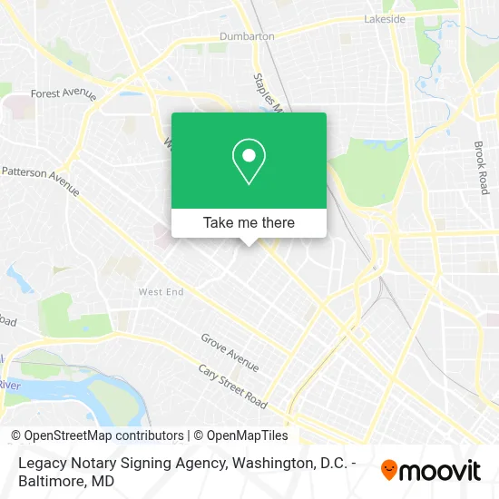 Legacy Notary Signing Agency map